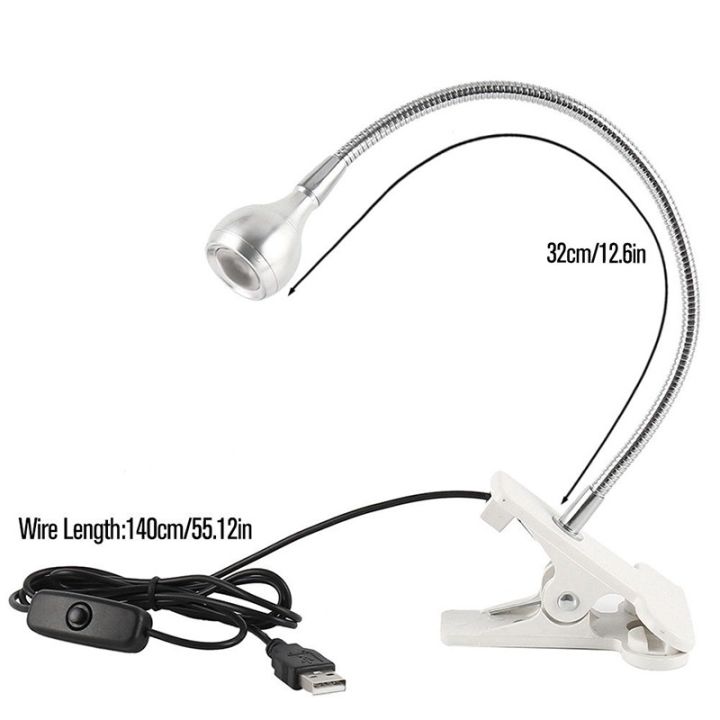 USB LED CLIP TABLE  READING LAMP -10040