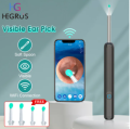HEGRUS Ear Pick LED Flashlight Visible Ear Spoon Ear Wax Removal Ear Cleaner Visual Ear Scope Camera Safe Ear Pick Ear Cleaning Tool with HD Camera for iPhone, iPad & Android Smart Phones. 