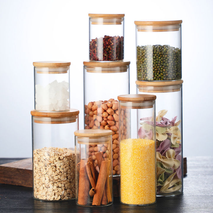 Canglex%20Storage%20Box%20Multi-purpose%20Kitchen%20Glass%20Storage%20Jar%20with%20bamboo%20lid%20Coffee%20Seasoning%20Spice%20Food%20Container%20Canister%20Storage%20Tank%20-%20Image%206