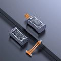 1688 Punk Mecha Transparent Power Bank Fast Charging with Built-in Cable 10000 mAh Large Capacity Portable Power Bank. 