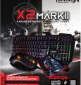 Imperion X2 Mark II Gaming Mouse, Keyboard with RGB Backlight Keys and Mouse Pad Combo. 