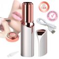 USB Rechargeable Facial Trimmer 18k Gold Plated Frt Finishing Touch Flawlbss or Flawless Hair Remover Machine. 