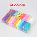 12/24 Color Air Dry Super Light Magic Clay for Kids/Teens with Tools Children Play Dough Non Toxic Bouncing Clay. 