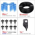 Greenhouse drip irrigation 4-way drip 2-way irrigation system Potted plants with greenhouse suite 10set 20set. 