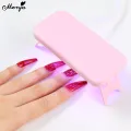 Monja 6W Mini Nail Art Dryer UV Gel Polish Fasting Curing Lamp Portable Folding LED USB Charge Home DIY Manicure Machines Tools. 