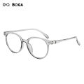 OQ BOGA 4 Styles Unisex Fashion Anti Blue Light Proof Radiation Oval Frame Computer Glasses Women Men Eye Protection Full Rim Eyewear. 