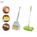 Mop Little Housekeeping Helper Set Mini Broom with Dustpan Children Sweeping House Cleaning Toy Set. 