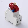 3Pcs Set Circuit Breaker Lockout Electrical Safety Device Kit Red CB-01. 