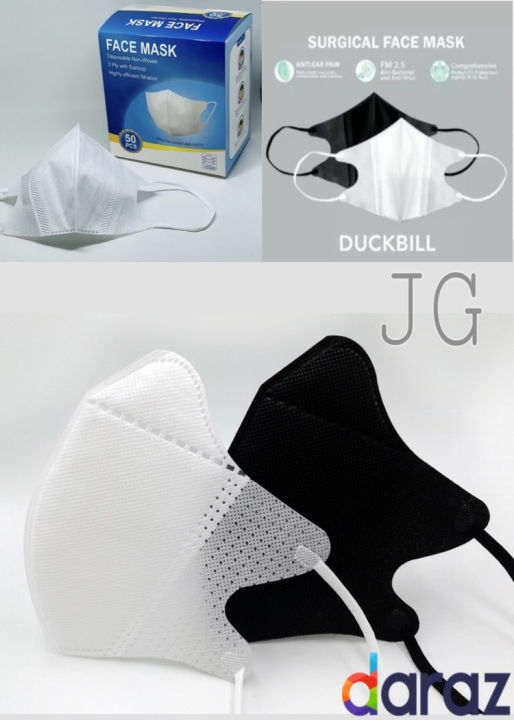 Duckbill%20Face%20Mask%203%20Layers%20Disposable%20Earloop%20Unisex%20(50PCS)%20-%20Image%205