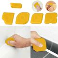 Caulk Tools Applying Grout Scraper Tool 5× Divisible Plastic Scraper Rubber Sheet Sealing Sewing Tool Silicone Device. 