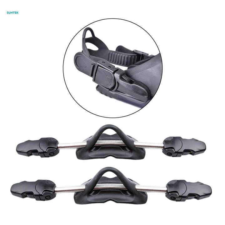 2Pcs Fin Spring Heel Adjustable Swimming Accessories Tie Quick Release Fin Flippers Xl 20mm