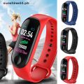 sunshine44 Smart Band Watch Bracelet Wristband Fitness Tracker Blood Pressure HeartRate M3 PH. 