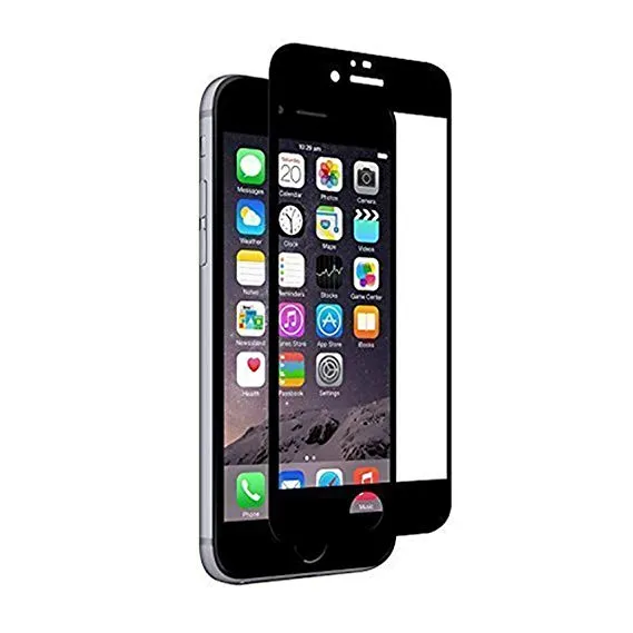 Full Glue Edge To Edge Full Tempered Glass/Screen Protectors  For iPhone 6S Black