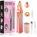 Women's Face Hair Remover Epilator for women Machine for Upper Lip, Chin, Eyebrow SUNSHREE - Rose Gold. 