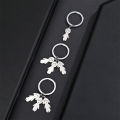 Personalized Boy Girl Pendant Engrave Name Keychain For Women Stainless Steel Nameplate Date DIY Key Chain Family Jewelry Gift. 