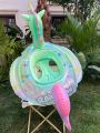 Inflatable Pool Float Baby Rainbow Sequined Unicorn Swim Ring for Kids Swimming Circle Children Swim Ring Pool Toys Floating. 