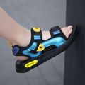 2023Summer New Children's Beach Shoes Deodorant Soft Bottom Boys Sandals Medium and Big Children Non-Slip Boys' ShoesABC. 