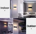 Led Wall Lamp 4w 6w 8w Wall Sconce Indoor Outdoor Lighting Bedside Decor Lamps Wall-mounted Black Body Wall Light For Home Garden. 