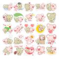 20/40/60pcs Sugar Cubs Stickers Cute Bears Lovely Couple Stickers for Laptop Scrapbook Journal Kids Girls Boys Stickers. 