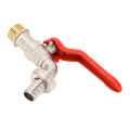 Water Valve, Male Threaded Hose Bibb Brass G3/4in Outlet for Residence. 