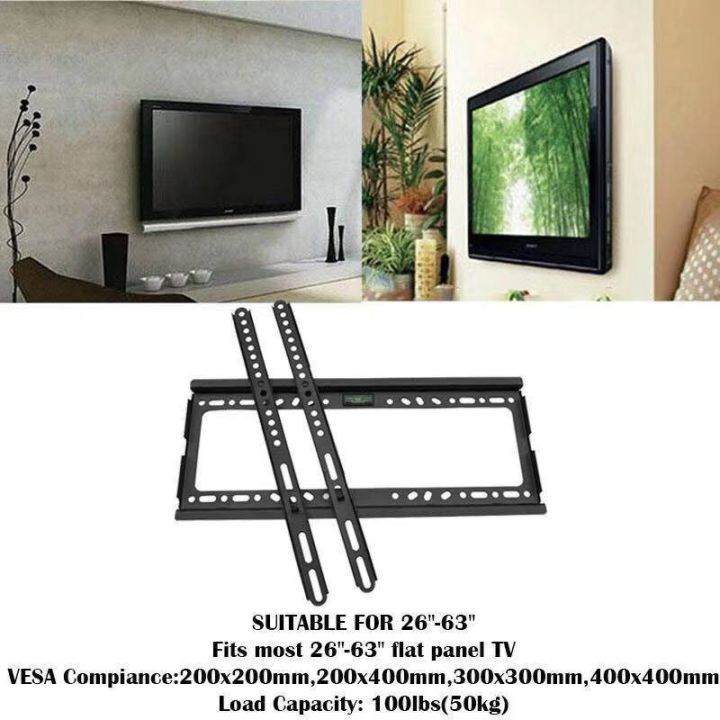 ACE%2014"%20-42"%20led/lcd/pdp%20Flat%20Panel%20Tv%20Wall%20Mount%20Wall%20Bracket%20Unic%20Design%20Matte%20Black%20-%20Image%203