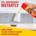 HIT Crawling Insect Killer – Cockroach Killer Spray (400ml) | Instant Kill | Deep-Reach Nozzle | Fresh Fragrance FROM (INDIA) SAM. 