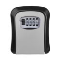Wall Mount Key Lock Box 4 Digit Password Code Security Lock for Home Office Key Safe Secret Storage Box Organizer. 