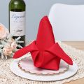 SOLIGHTER Hotel Cloth Napkins Soft Wedding Table Cloth Dinner Napkins Wedding Decoration Table Linen Party Supplies Washable Solid Red/Multicolor. 
