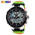 【BestGO】SKMEI Men Sports Watches Fashion Digital Watch Alarm Dual Display Casual 30M Waterproof Chrono Wristwatches 1016. 