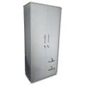 Melamine Cupboard 6x3  ( Almari) / Wardrobes -white color 2 locker Only " - 5 year warranty. 