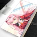 Large Anime Mouse Pad Darling in the FranXX 02 Gaming Mousepad Big Mouse Mat Zero Two XXL 900x400mm HD Print Keyboard Pads. 