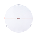 Photo Studio Portable 18.5cm Frosted-Surface Diffuser Plate for Bowens Mount 7| Standard Reflector Lamp Shade. 