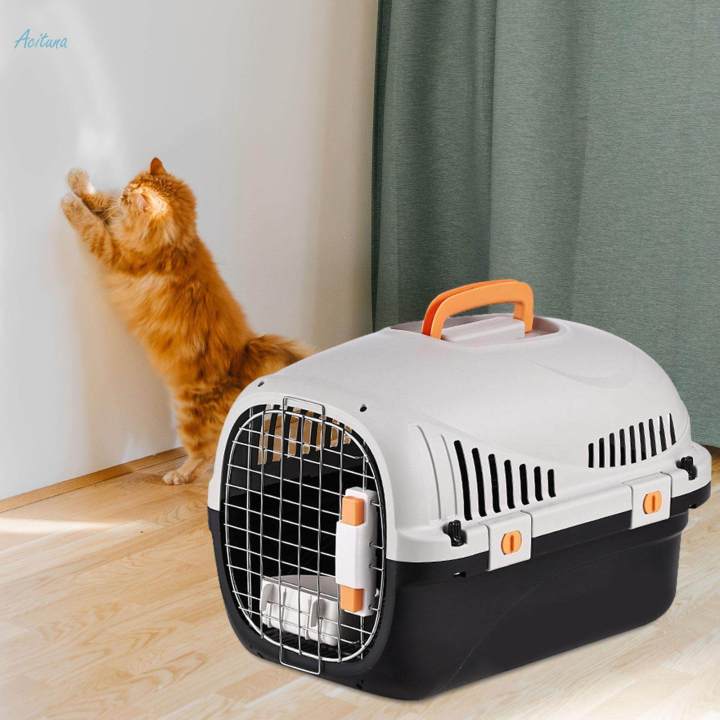Hard%20Sided%20Cat%20Carrier%20Cage%20Carrier%20for%20Kitten%20Indoor%20Outdoor%20-%20Image%206