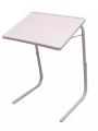 Foldable Computer Table - White. 