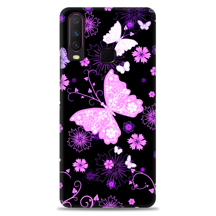 Back Cover For Vivo Y15  Butterfly Design