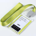 Sling ID Card Holder Hanging Rope Acrylic ID Card Holder Job Card ID IC Card Clear ID IC Card Case. 