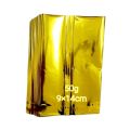 25/50/100pcs 50g 9x14cm Gold Color Top Open Aluminum Foil Vacuum Seal Bags For Tea, Coffee, And Other Food Items To Packaging. 