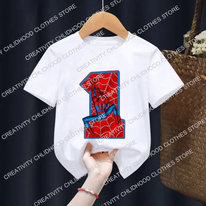 Spiderman%20Children's%20T-Shirt%20Birthday%20Number%201-9%20Tee%20Shirts%20Marvels%20Cartoons%20Kawaii%20Kid%20Casual%20Clothes%20Super%20Hero%20Girl%20Boy%20Tops%20-%20Image%207