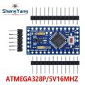 Pro mini Atmega328P Pro Mini 328 Mini ATMEGA328 3.3V 8MHz 5V 16Mhz Ch340g CP2102 FT232RL driver for Arduino Compatible Nano. 
