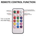 LED Lights Wireless RGB Under Cabinet Lighting Puck Color Changing Remote. 