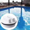 Pool Plug Cap Suitable for Most Swimming Pool Cleaner Vacuum 1.5" Thread Pool Spa Threaded Filter. 