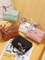 Small Square Bag Korean Style Fashion Bag Small Bag Live Gift Bag Crossbody Chain Women's Bag. 