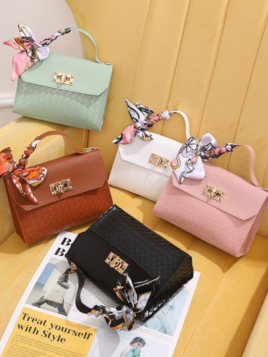 Small Square Bag Korean Style Fashion Bag Small Bag Live Gift Bag Crossbody Chain Women's Bag