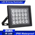 Infrared LED illuminator waterproof and ecurity camera. 