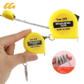 Mini Small Tape Measure 1 M Small Steel Tape Creative Box Ruler Keychain Pull Ruler Metric Measure Three-Way Height Ruler Tool. 