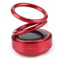 Solar Power Rotatable Red Colour Aroma Air Freshener Perfume Car Dashboard Ornament. 