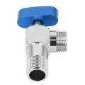 Water Shut Off Valve Strong Water Flow Copper Angle Stop Valve for Kitchen. 