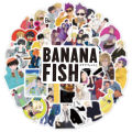 50Pcs BANANA FISH Graffiti Water Bottle Laptop Phone Luggage Case Skateboard Children Sticker. 