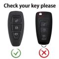 TPU Remote Key Case for Ford Puma Grand C Max Focus Mondeo Kuga Fiesta Ecosport Transit Kuga Keychain Car Key Cover. 