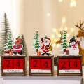 2024 Desk Calendar Wooden Christmas Countdown Calendar Christmas Decoration Supplies Desk Calendar 2023-2024 Advent Calendar Party Supplies Christmas Countdown Decorations Christmas Ornamentsdesk Calendar Calendar Christmas Gifts. 
